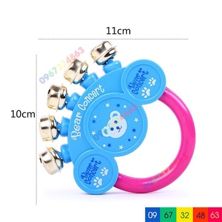 xúc xắc gấu 5 chuông cho bé