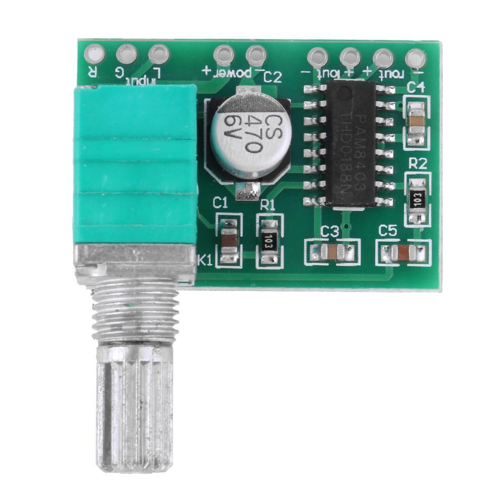 Combo mạch công suất CLASS D PAM8403 Có Volume - 50 Cái