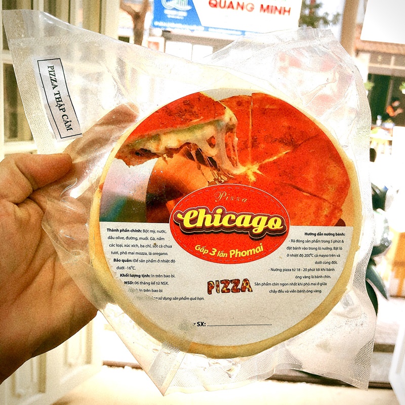 Piza Chicago nhân nhồi siêu phô mai size 16 400gr Chỉ giao hoả tốc TPHCM | BigBuy360 - bigbuy360.vn