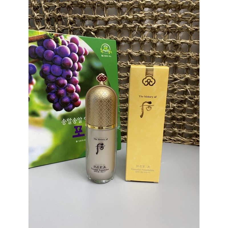 Kem nền whoo vàng foundation