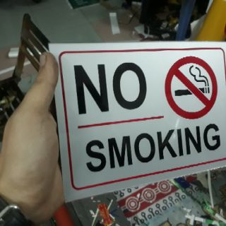 Bảng no smoking . Không hút thuốc