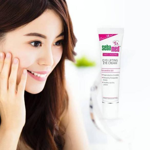 (Hàng Mới Về) Kem Dưỡng Da Mắt Sebamed Chống Lão Hóa Q10 Exp: 12 / 2022 Bpom Ori