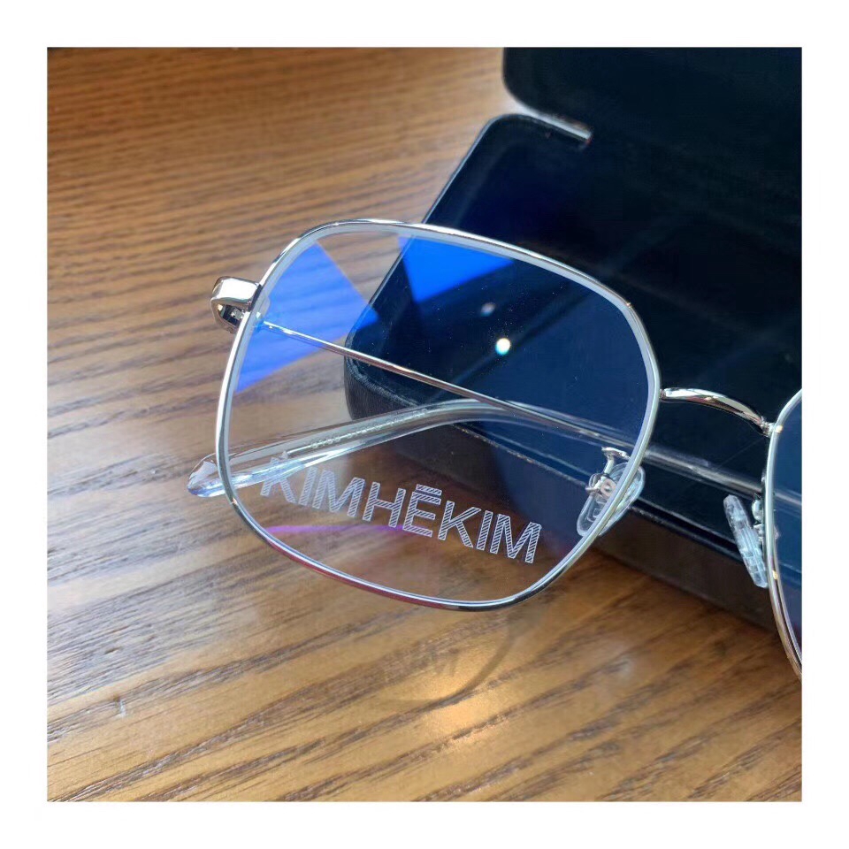 Mắt kính gọng kim loại phong cách thời trang dành cho nam và nữ