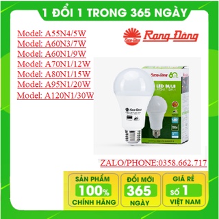 Bóng đèn led bulb rạng đông 3w, 5w, 7w, 9w, 12w, 15w, chipled samsung