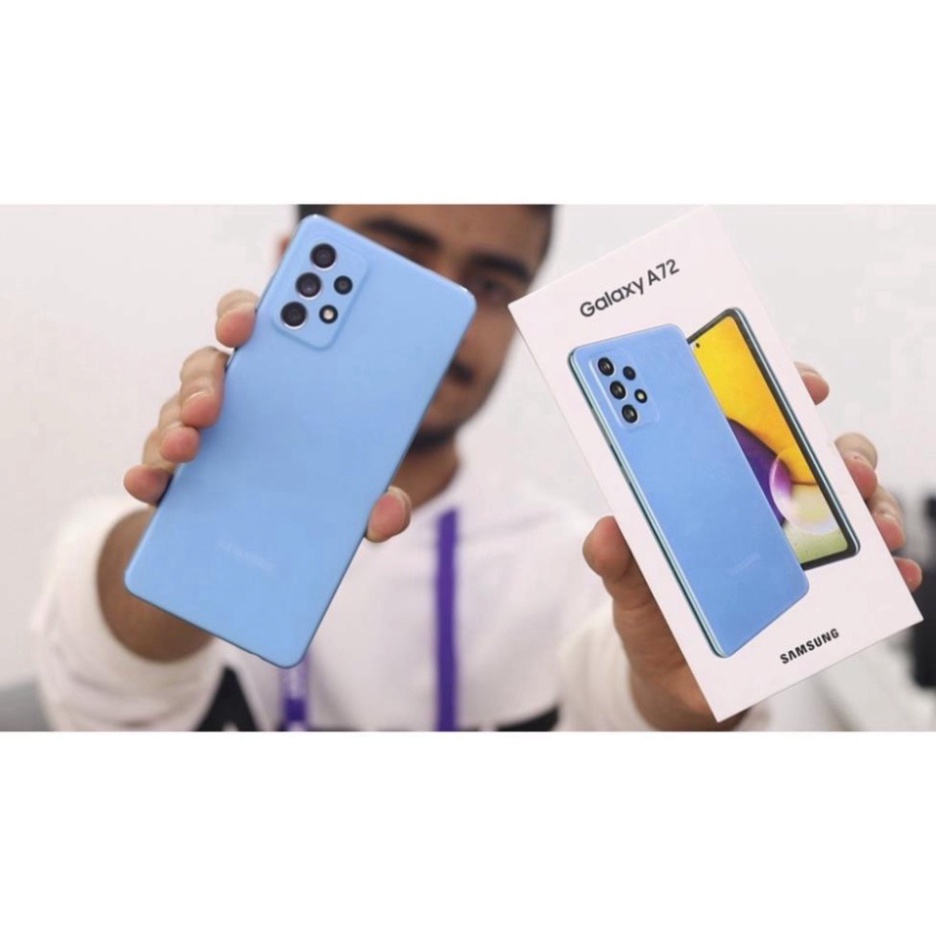 Điện thoại Samsung Galaxy A72  mới nguyên seal bh 12 toàn quốc ảnh thật