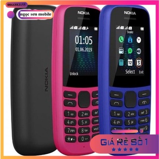 điện thoại giá rẻChuyên sỉ Nokia 105-2019 1sim,2sim kèm pin sạc pin trâu sóng khỏe ngọc sơn mobile