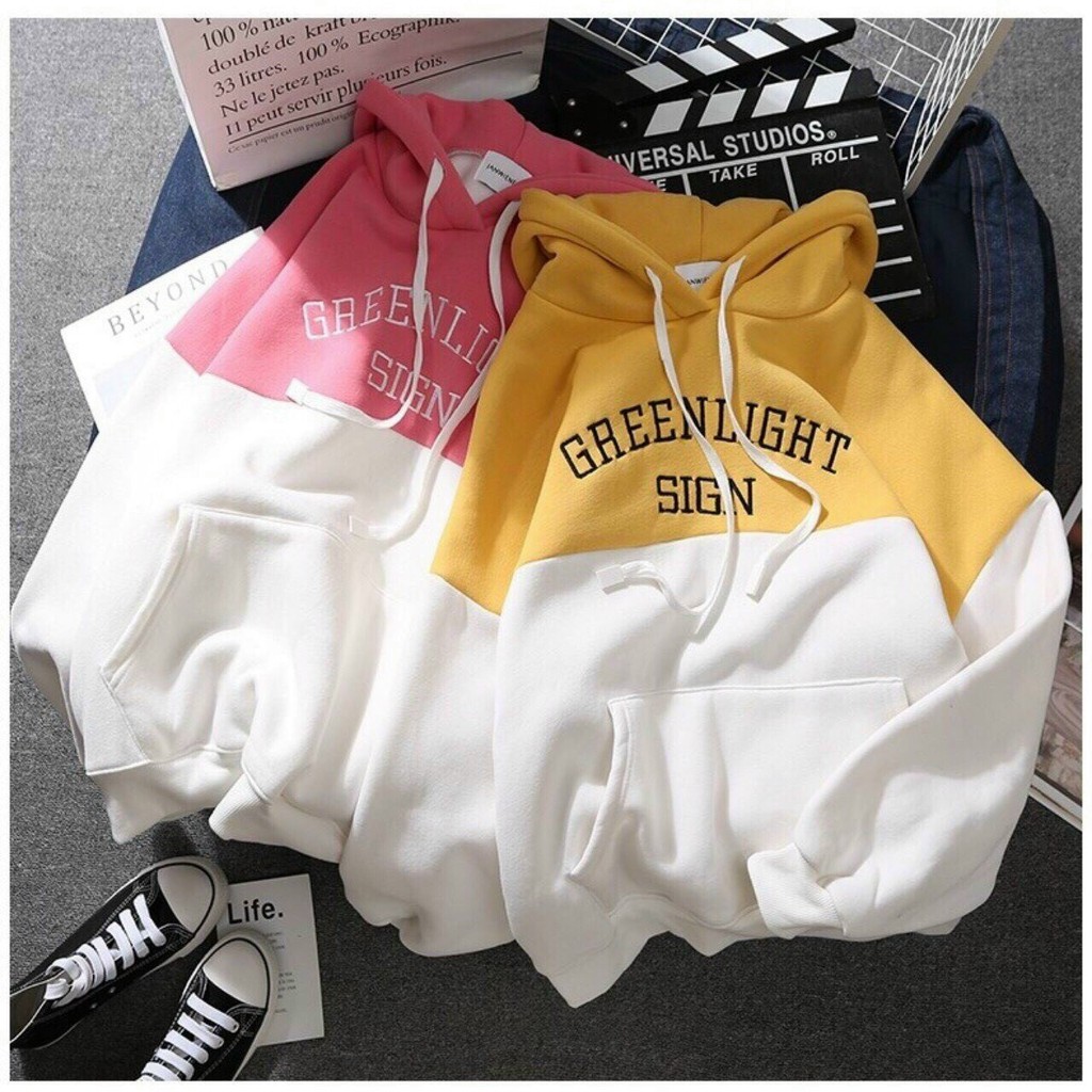 ÁO HOODIE ️💖𝑭𝑹𝑬𝑬𝑺𝑯𝑰𝑷 💖 ÁO khoác HOODIE NỮ greenlight sign DÀY MỊN NHIỀU MÀU AO HOODIE FREE SIZE DƯỚI 60KG SnowGem | BigBuy360 - bigbuy360.vn