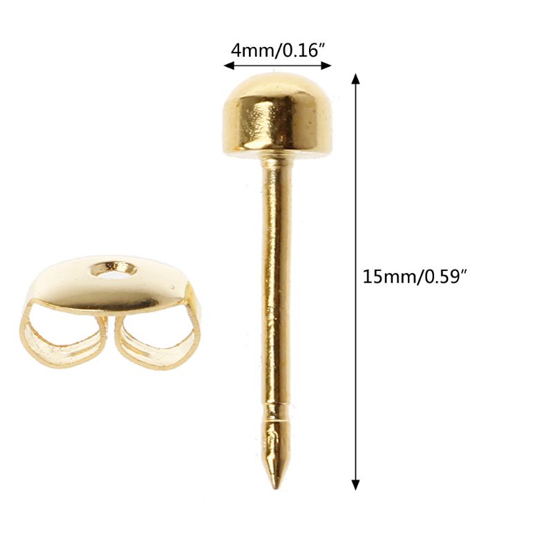 Set 12 Cặp Khuyên Tai Dùng Một Lần Không Gây Dị Ứng