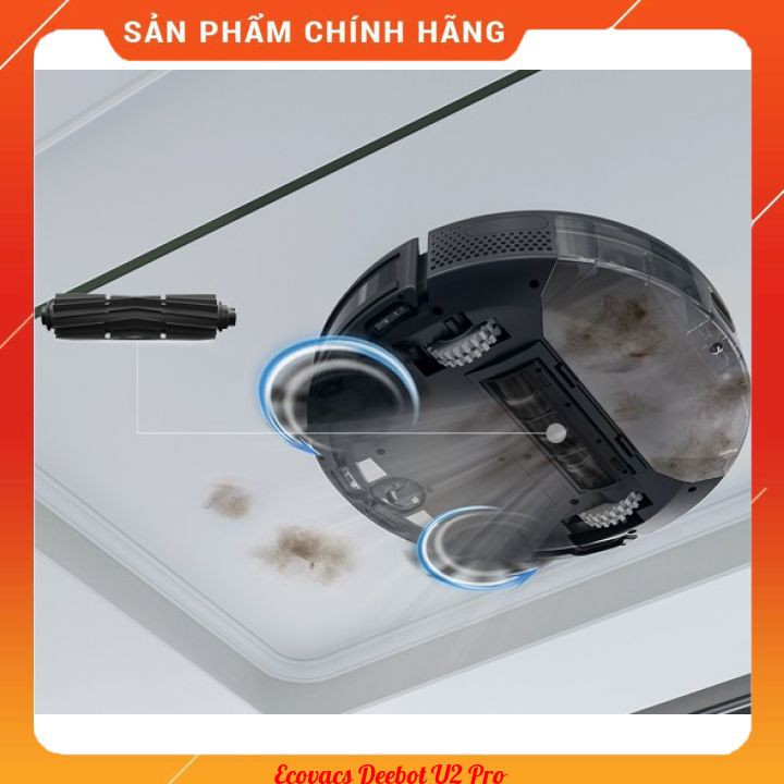 ⚡Hàng chính hãng⚡Robot hút bụi lau nhà Ecovacs Deebot U2 Pro⚡ thiết kế sang trọng, thông minh, tiện lợi - Hàng mới 100%