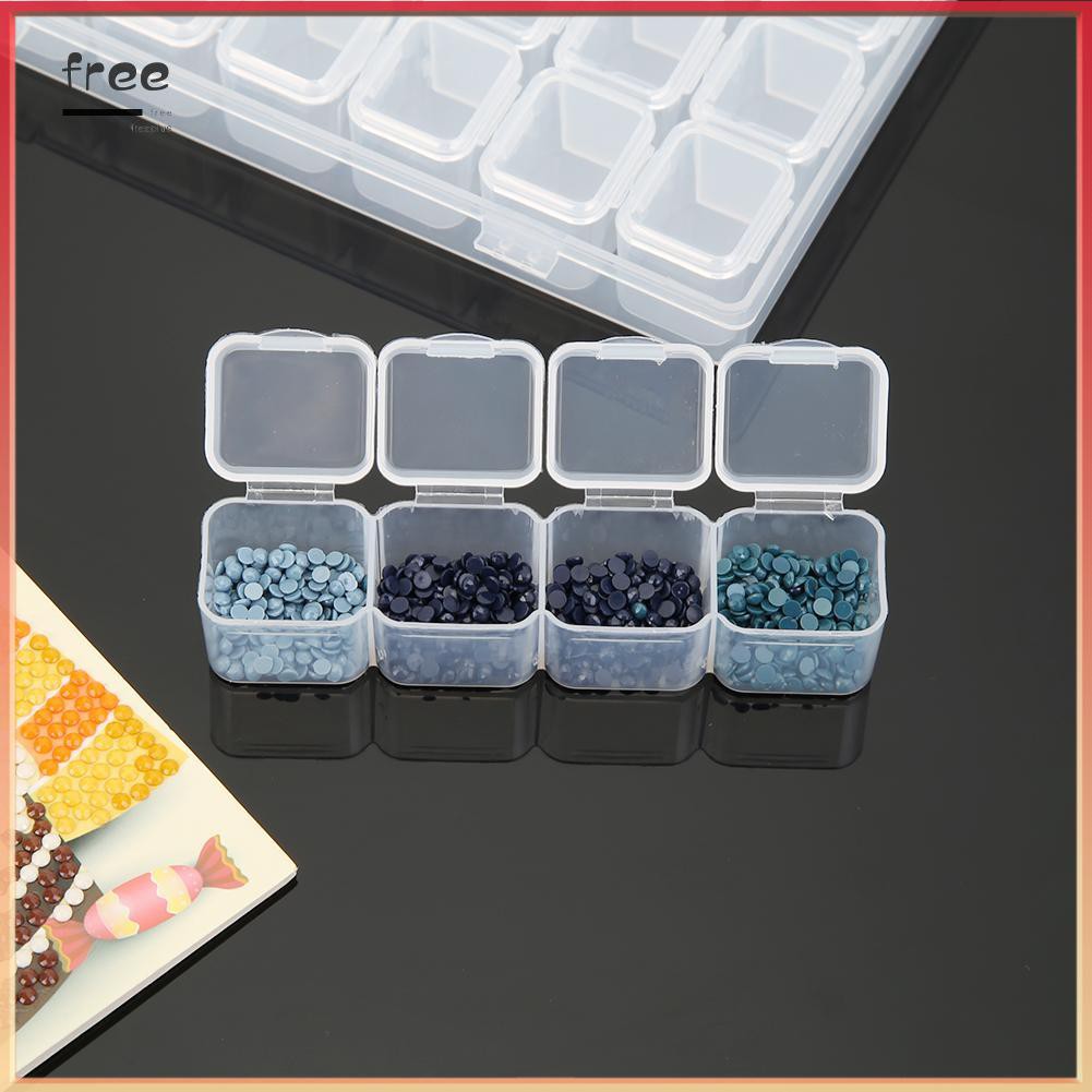 Hộp Nhựa 28 Ngăn Trong Suốt Đựng Phụ Kiện Trang Sức | BigBuy360 - bigbuy360.vn