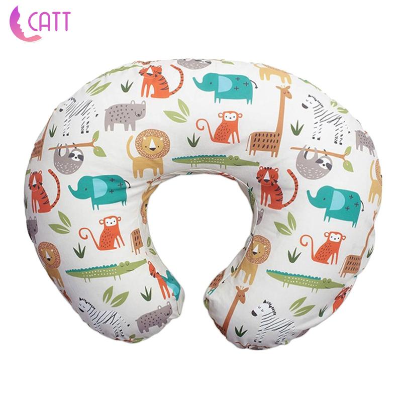 Gối Chữ U 100% Cotton Cho Bé Uống Sữa