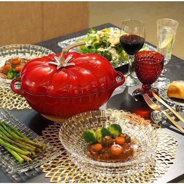 Nồi gang Staub cà chua - Made in France