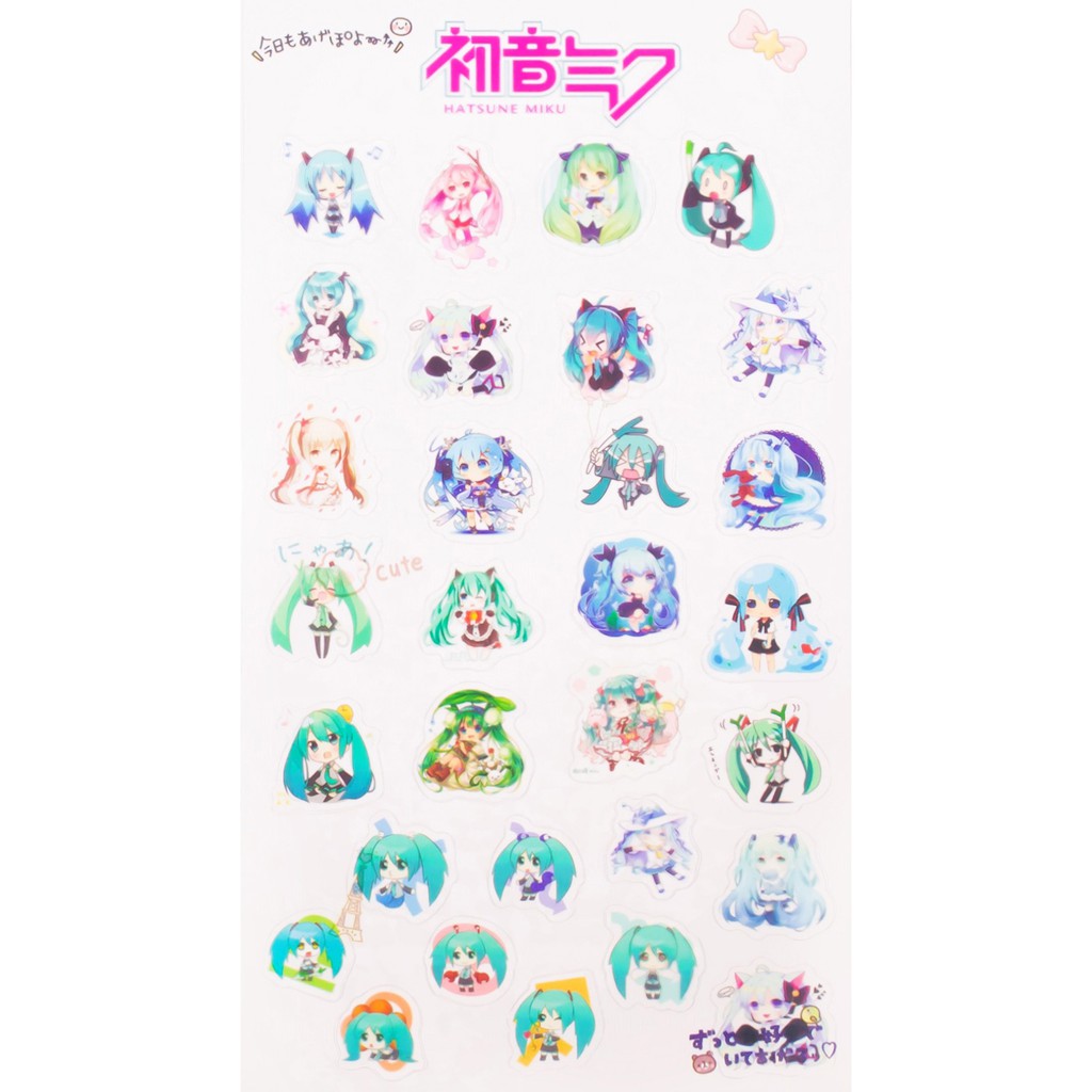 Lịch sử giá Sticker Anime chibi - Hatsune Miku cập nhật 8/2024 ...
