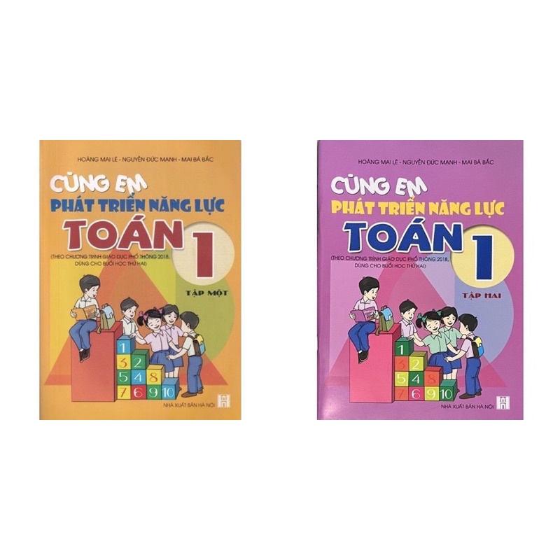 Sách - (Combo 2 tập) Cùng Em Phát Triển Năng Lực Toán Lớp 1
