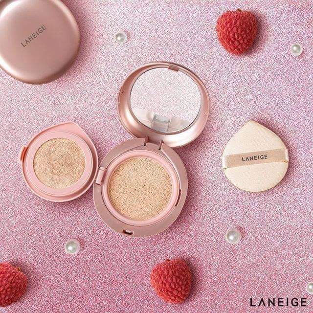 Bộ Phấn Nước Siêu Che Phủ & Kem Lót Che Khuyết Điểm Laneige Layering Cover Cushion & Concealing Base