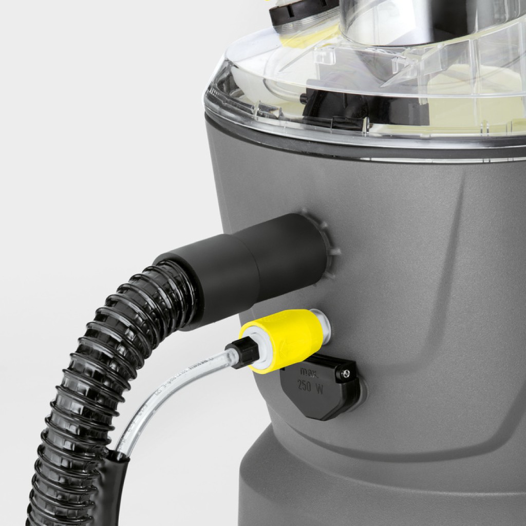 Máy giặt thảm chuyên dụng Karcher Puzzi 10/2 Adv với hiệu suất làm sạch 30-45 m2/h