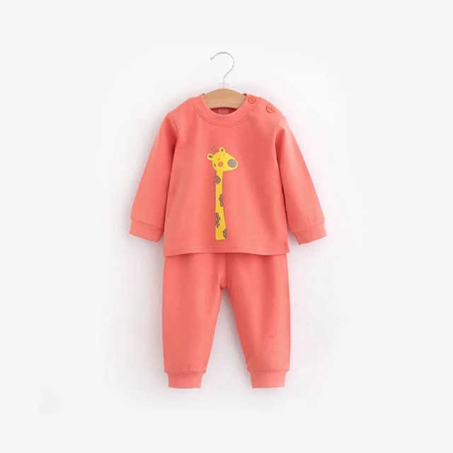 Bộ cotton dầy hình thú dễ thương