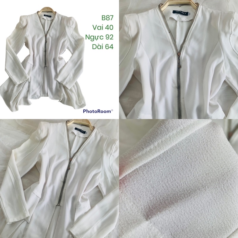 Áo khoác blazer B87 2hand Hàn si tuyển (ảnh thật)