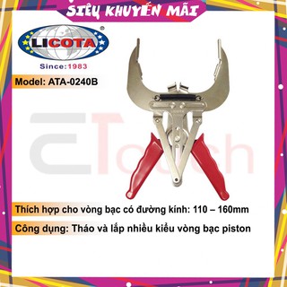 Kìm vô bạc piston cao cấp licota 110 -- 160mm - ata-0240b