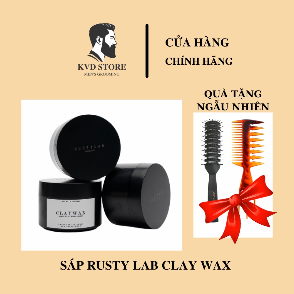 [Chính Hãng] Sáp Vuốt Tóc Nam CLAY WAX - RUSTY LAB