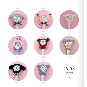 Bọc lightstick exo hình thú (có sẵn giới hạn)