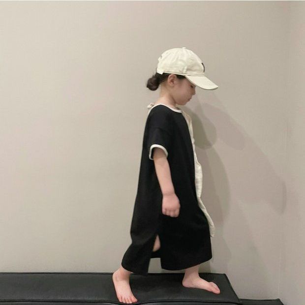 [Hàng Mới Về] Váy Yếm Dài Phong Cách Mori Hàn Quốc Mùa Hè Cho Bé Gái