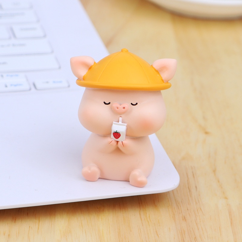 Heo Con trang trí ô tô, bàn làm việc, bánh kem dễ thương/Tượng heo đáng yêu 💕FREESHIP 50k💕- Linh tinh 10k