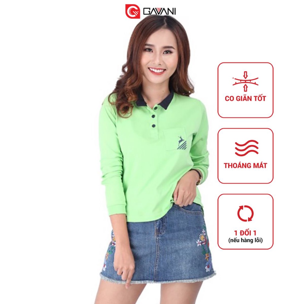 Áo thun Nữ GAVANI_POLO DEER