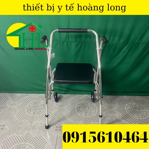 Khung Tập Đi Cho Người Già Có Ghế Ngồi Lucass W9