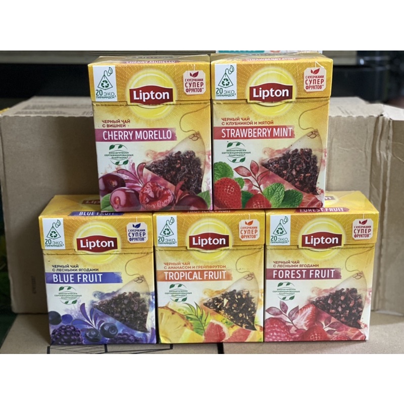 Trà Lipton Nga hộp 20 túi lọc