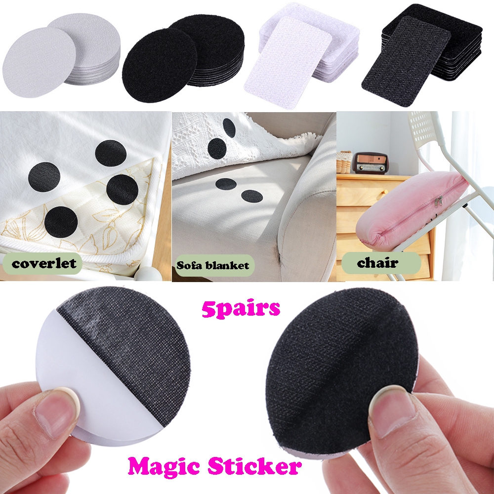 Set 5 Cặp Miếng Dán Ma Thuật Siêu Dính Tiện Dụng Cho Nhà Ở