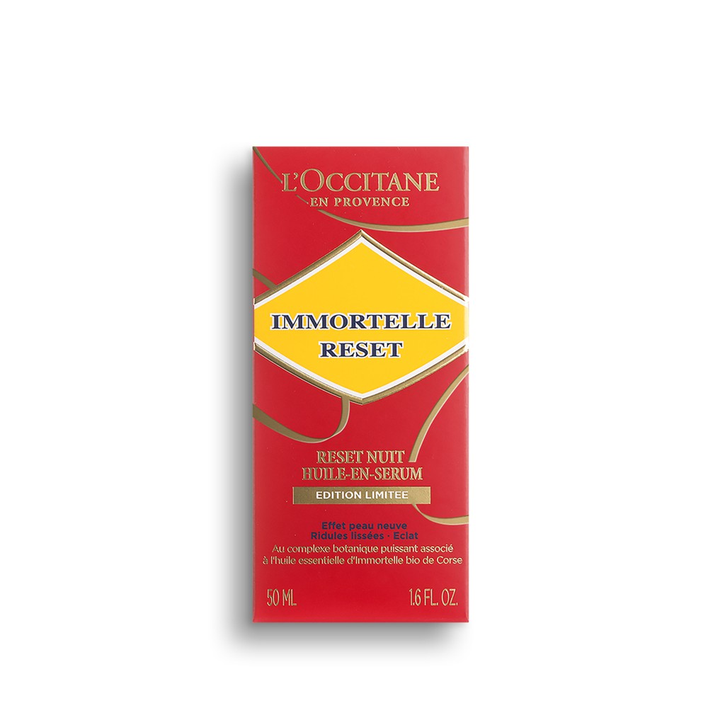 [Mã FMCGM100 - 10% đơn 500K] Tinh chất dưỡng da L'Occitane Immortelle Reset 50ml phiên bản giới hạn