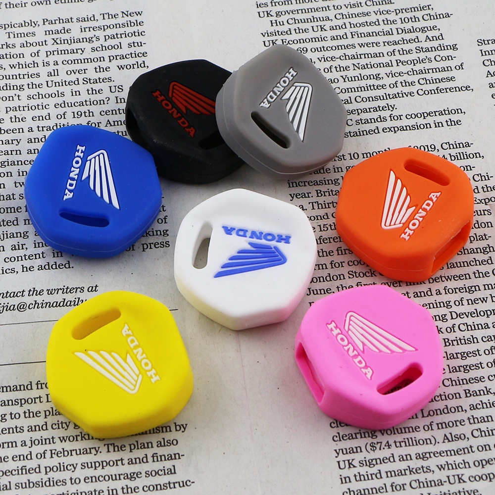 Vỏ Silicon Bảo Vệ Chìa Khóa Cho Xe Mô Tô Honda Ex5 Wave 110 Wave 125i REVO DAS ANF125 Ốp