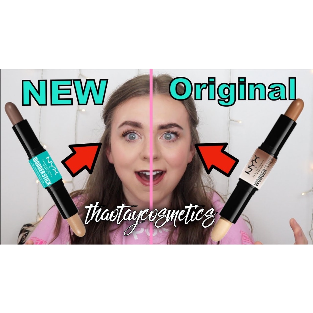 Bút che khuyết điểm và tạo khối 2 đầu NYX Wonder Stick Highlight & Contour