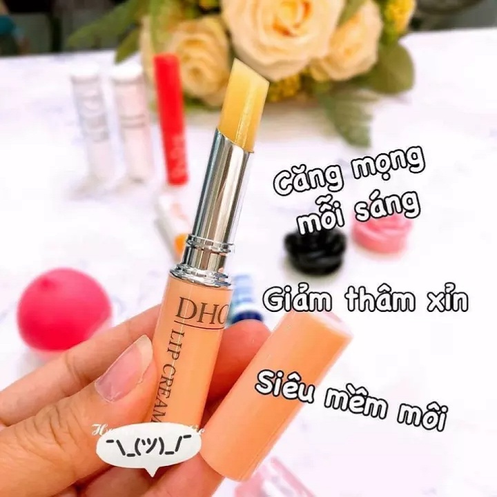 [Mẫu MỚI] Son dưỡng D̲H̲C̲ Lip Cream có màu và son D̲H̲C̲ không màu | Hàng nội địa Nhật Bản