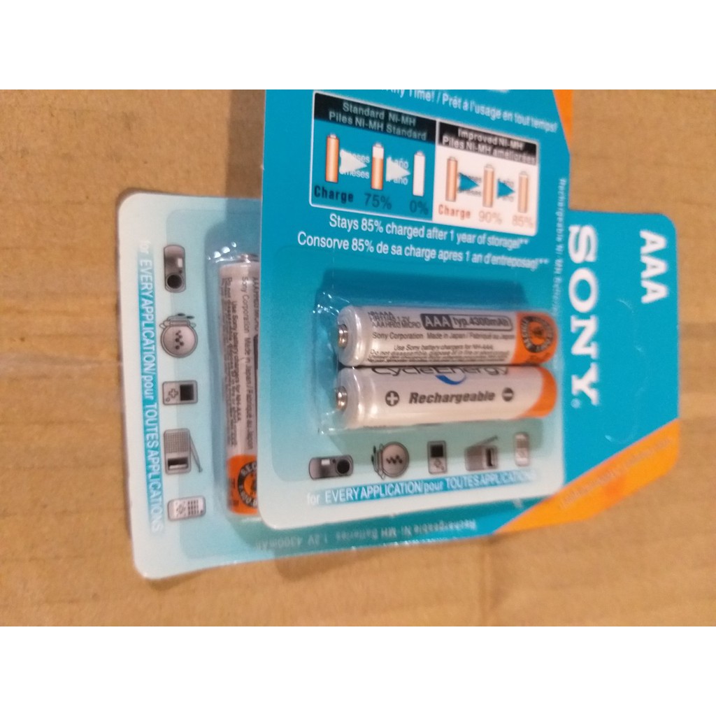 Pin sạc  AAA - 3A Rechargeable NH-AAA 1.2V - 4300mAh - Sạc 1000 lần