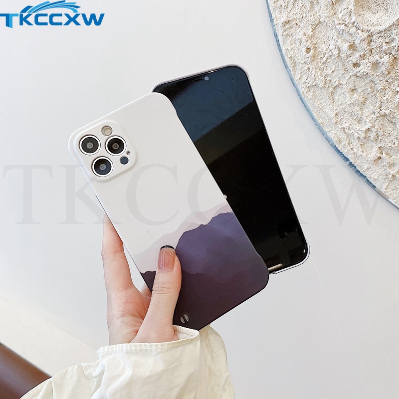 Ốp điện thoại PC cứng siêu mỏng không viền cho Samsung Galaxy S21 S20 Ultra S21 S20 Plus S20 FE Note 20 Ultra Note 10 Pro