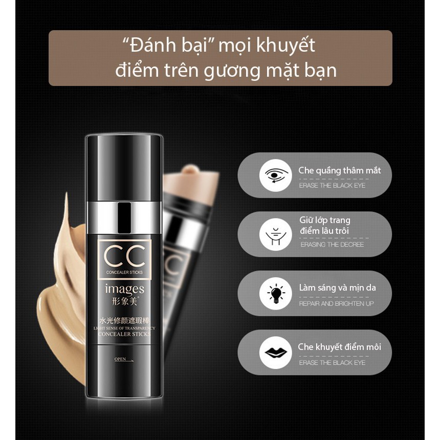 Kem che khuyết điểm CC làm sáng hồng da Images Stick Concealer CC02 | BigBuy360 - bigbuy360.vn
