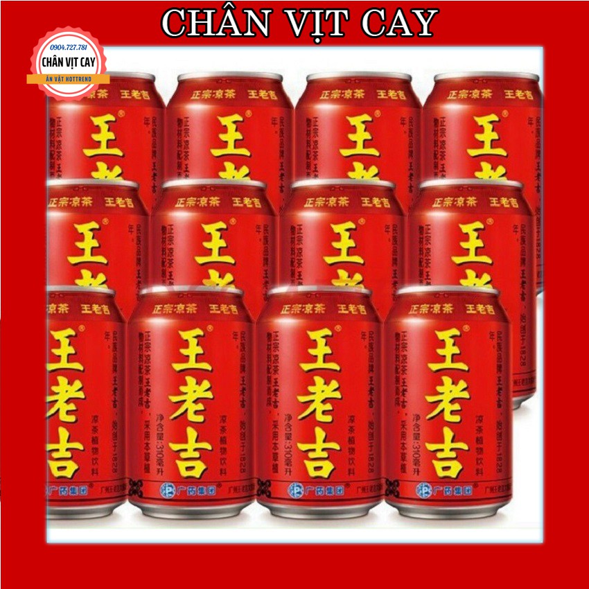 Trà sâm thảo mộc❤️Trà sâm Wanglaoji lon 310ml-Thức uống giải nhiệt tốt cho sức khóe