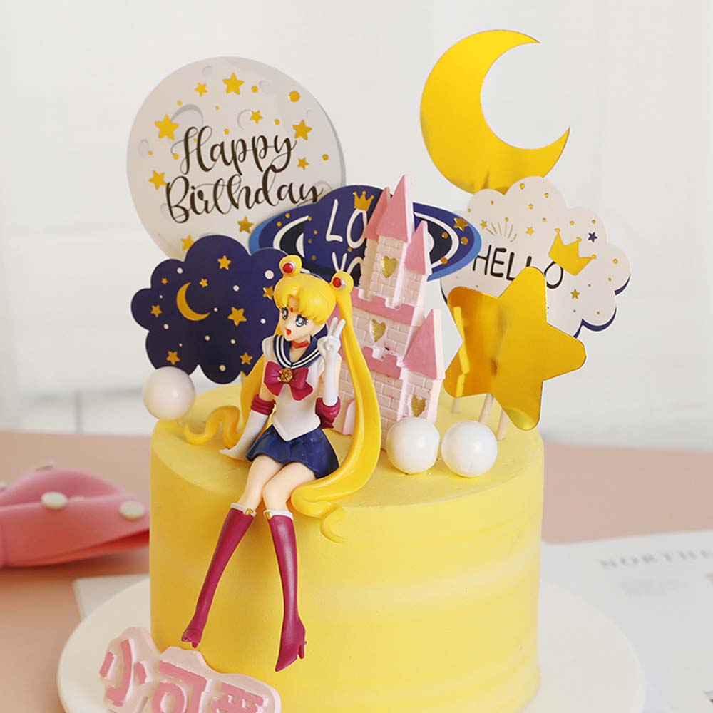 SAILOR MOON Mô Hình Đồ Chơi Nhân Vật Hoạt Hình Thủy Thủ Mặt Trăng