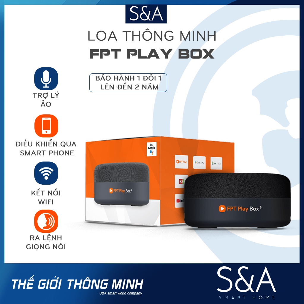 FPT PLAY BOX S 2021,điều khiển giọng nói, tích hợp trợ lý Google Assistant Tiếng Việt và điều khiển điều hòa