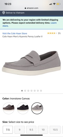 Giày Cole Haan chính hãng size 43 ( Sale )