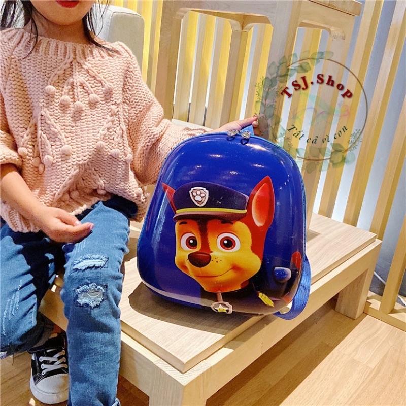 [QUÀ TẶNG 20K] Balo cho bé trai bé gái họa tiết hoạt hình chú chó cứu hộ Paw Patrol