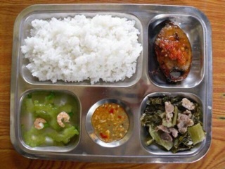 Combo 10 khay đựng cơm có nắp