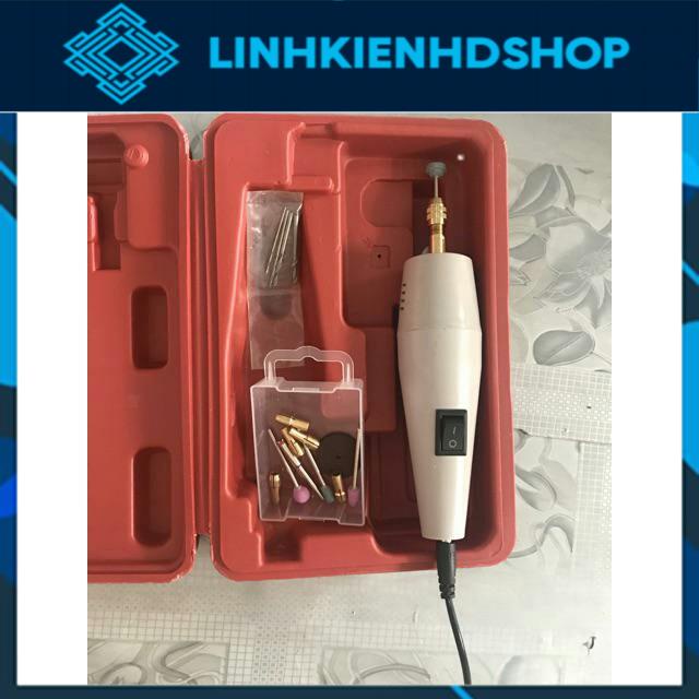 Máy khoan mạch M665 khoan gỗ nhựa mỏng, làm đồ chơi, lồng chim, chế đồ,mạch điện tử