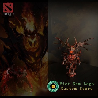 Custom minifigures : nhân vật ác quỷ bóng tối Shadow Fiend
