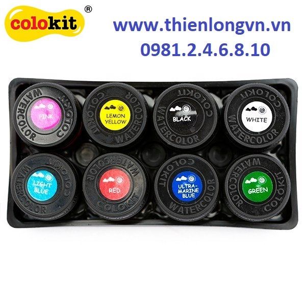 Màu nước Thiên Long 8 màu Colokit WACO-03