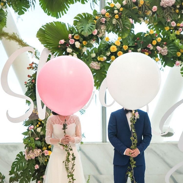 Bóng Jumbo cao su siêu to khổng lồ, nhiều màu sắc 90cm PK35