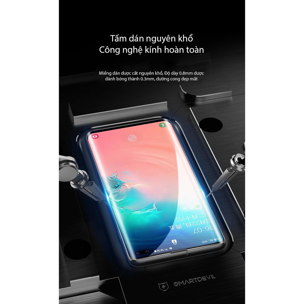 Miếng dán màn hình Kính cường lực cao cấp độ cứng 9H chống trầy xước full màn hình dành cho Samsung S7 edge / S8 / S8
