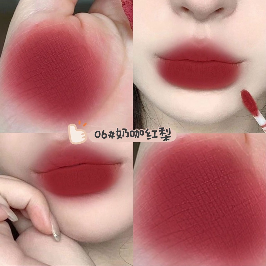 Set 6 Son tint Magic CASA Chống Dính Cốc Thiết Kế Thỏ Dễ Thương Cho Học Sinh